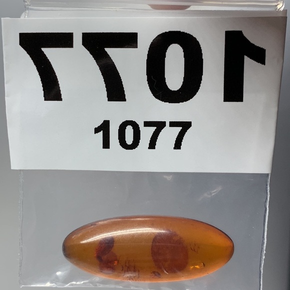 Amber 4.63 Cts Natural Orange Red Color Baltic Gemstone Cabochon for Jewelry - Picture 15 of 17